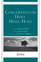 Concertato on Holy, Holy, Holy SATB choral sheet music cover Thumbnail